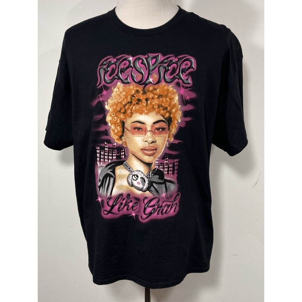 Ice Spice Like Grah Tour 2023 Airbrush Graphic Tee XXL Black Bravado - Picture 1 of 8